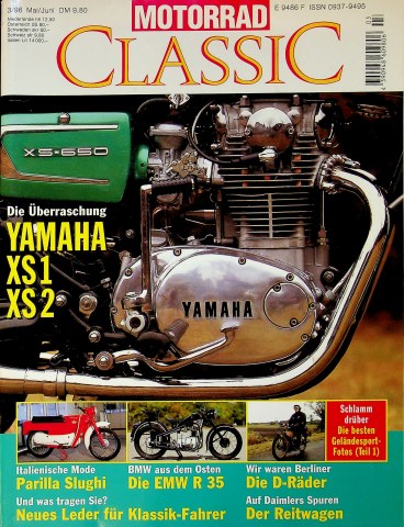 Deckblatt Motorrad Classic (03/1996)